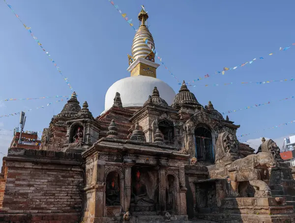 Budist manastır kompleksi Chilancho Kirtipur. Nepal.