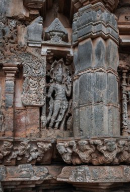 Kashivisweshvara Tapınağı ya da Kashi Vishwanatha Tapınağı Lakkundi, Karnataka, Hindistan.