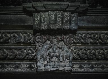 Kashivisweshvara Tapınağı ya da Kashi Vishwanatha Tapınağı Lakkundi, Karnataka, Hindistan.
