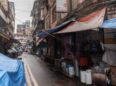 Modern Mumbai 'nin şehir manzaraları. Hindistan.