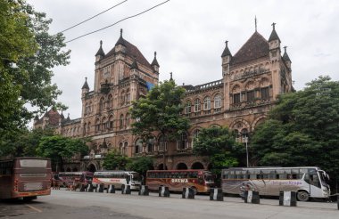 Modern Mumbai 'nin şehir manzaraları. Hindistan.