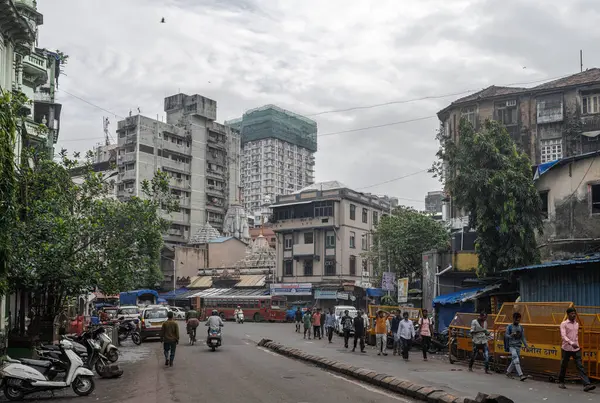 Modern Mumbai 'nin şehir manzaraları. Hindistan.