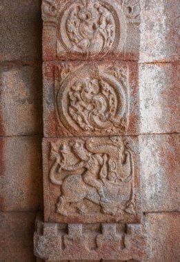 Hampi 'deki Vithala Tapınağı Kompleksi. Karnataka. Hindistan.
