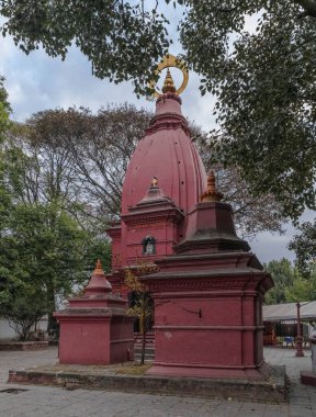Hindu Tapınağı Narayan Tapınağı. Katmandu. Nepal.