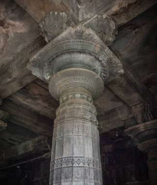 Aghoreshwara Tapınağı, Dravidian mimarisi, Keladi Nayaka dönemi. Hindistan.