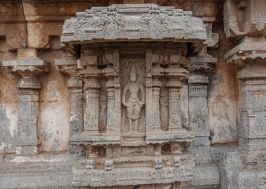 Hampi Mimari Marvel 'deki Vittala Tapınağı. Karnataka. Hindistan.