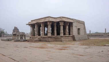 Hampi Mimari Marvel 'deki Vittala Tapınağı. Karnataka. Hindistan.