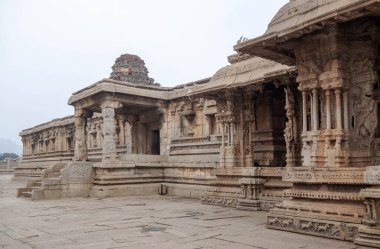 Hampi Mimari Marvel 'deki Vittala Tapınağı. Karnataka. Hindistan.