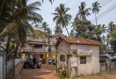 Calangute, Goa 'nın kuzeyinde pitoresk bir kasabadır. Hindistan.