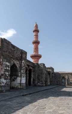 Devagiri - Deli Sultan 'ın zapt edilemez kalesi. Daulatabad. Maharashtra. Hindistan.