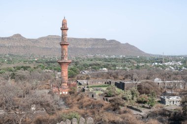 Devagiri - Deli Sultan 'ın zapt edilemez kalesi. Daulatabad. Maharashtra. Hindistan.