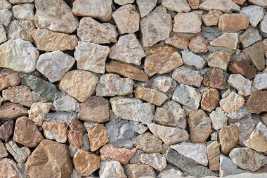 Granit taş duvar, arka plan için doğal gri granit taş duvar deseni.