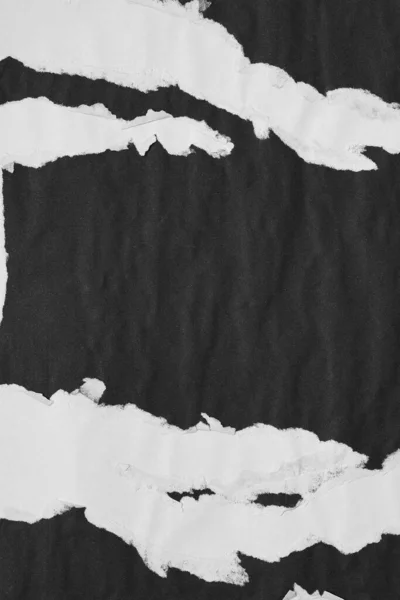 Schwarz Weiß Zerrissener Papiercollage Stil Zerrissener Papiereffekt Textur Abstrakter Hintergrund lizenzfreie Stockbilder