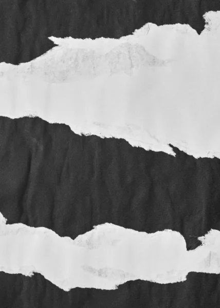 Schwarz Weiß Zerrissener Papiercollage Stil Zerrissener Papiereffekt Textur Abstrakter Hintergrund Stockfoto