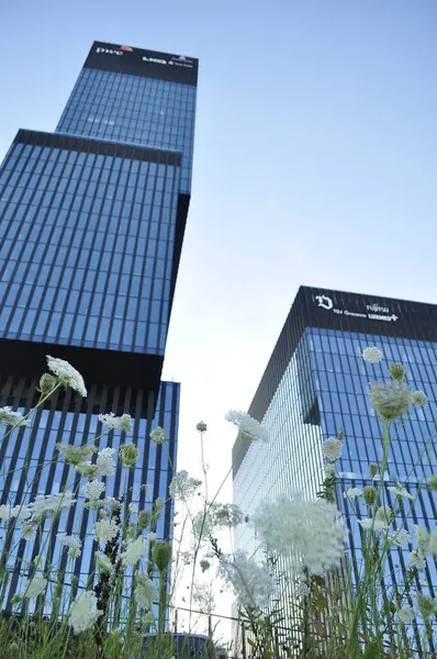 stock image KTW Tower in Katowice - A symbol of modern architecture in Upper Silesia, captured in July 2024, reflecting the dynamic growth of the city and its contemporary character. Poland