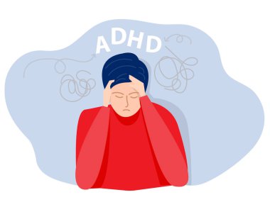 ADHD insan kavramı, iş adamı olmak bir baş ağrısıdır çünkü çalışmakta zorluk çekmekten yorulmuştur. Baş döndürücü adamım.