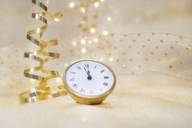 Yeni yıl konsepti, 2026 'nın gece yarısına yakın saat, soyut bir geçmiş.