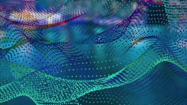 Sosyal ağlar ve video düzenleme için Pastel renklerde hareket eden daireler içeren animasyon arkaplan. Video düzenleme için arkaplan. Görüntüler. bir telefon için video ekran koruyucu. 