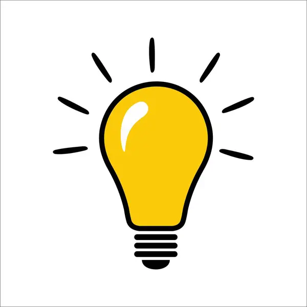 Vektör biçiminde parlak lamba, lamba vektörü