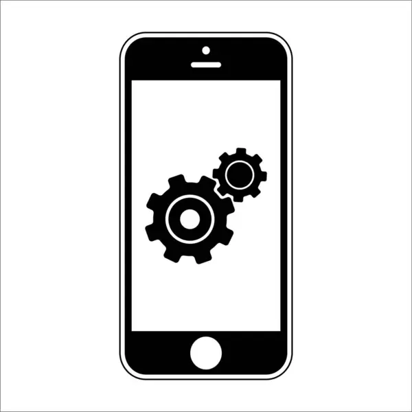 telefon vektörü, iPhone vektörü, telefon onarımı, dişli