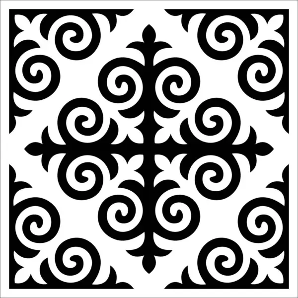  Süs, Kırgız deseni, vektör