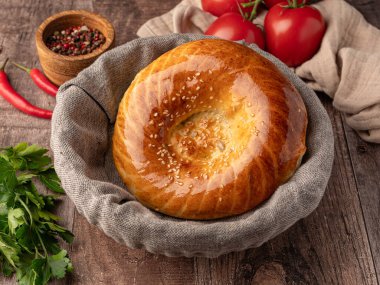 Özbek düz ekmek, ekmek, fırın