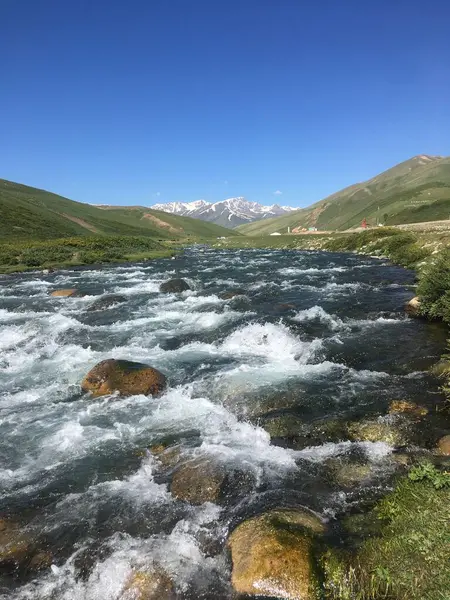 stock image kyrgyzstan, suusamyr, Suusamyr River