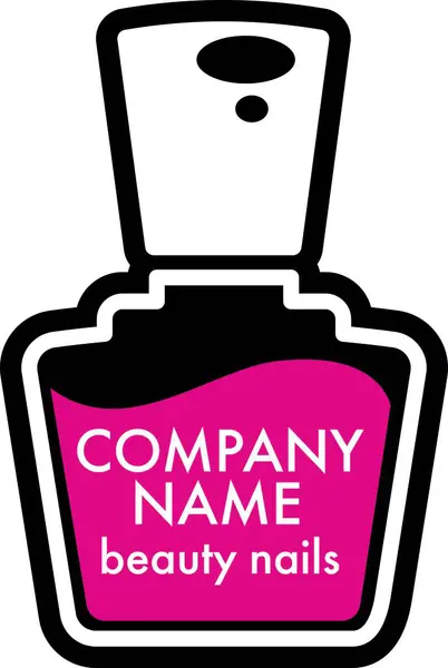 Tırnak stüdyosu için logo, tırnak stüdyosu vektörü, logo, Güzellik Tırnakları.