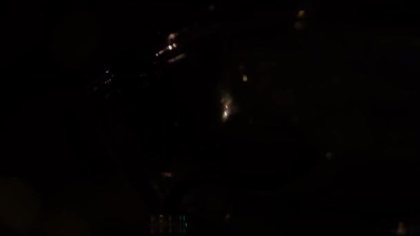 Rood Blauw Knipperende Politie Auto Light Bar Nachtelijke Sfeer Opeenvolgende — Stockvideo