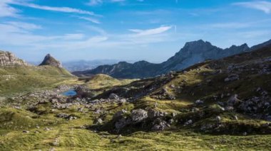 Time lapse with amazing view of the Durmitor mountains - the northern part of Montenegro.