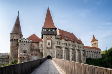 Hunyad Kalesi - Romanya 'nın Hunedoara kentindeki Corvin Kalesi