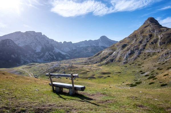 Incrível Vista Verão Das Montanhas Durmitor Parte Norte Montenegro — Fotografia de Stock
