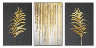 Duvar dekorasyonu için üç boyutlu soyut mermer duvar kağıdı. Ağaç dalları. Resin jeot fonksiyonel sanat, suluboya jeot boyası gibi. altın, siyah, bej, modern baskı sanat arka planı