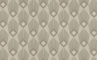 3d illustration pattern classic wallpaper. beige lines and squares. carpet and interior home decoration