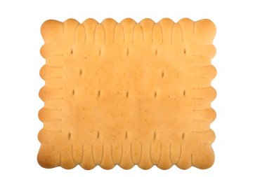 Beyaz arka plan üzerinde izole bisküvi