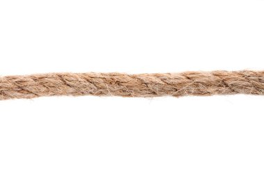 beyaz arkaplanda izole edilmiş ip