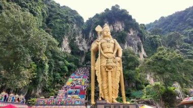 Kuala Lumpur, Malezya - 25 Ağustos 2024: Batu Caves KL. Yüksek kalite 4k görüntü