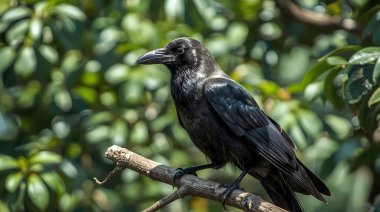 Doğa ana arasındaki kara karga. Yüksek kalite fotoğraf