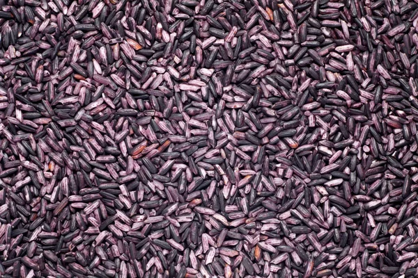 Purpurreis Lebensmittel Hintergrund Ansicht Von Oben — Stockfoto