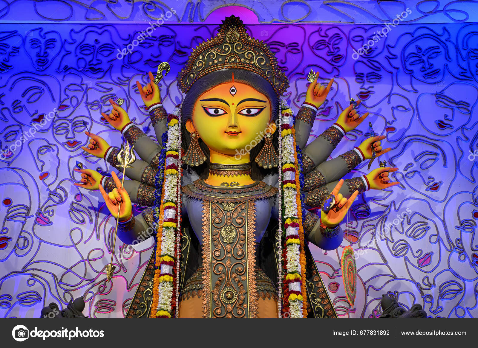 Maa Durga Hd Wallpaper 1080p For Pc Group Pictures(41+) | Maa durga hd  wallpaper, Durga maa, Durga goddess