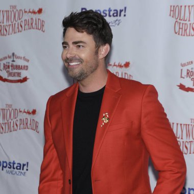 Hollywood, CA USA - 26 Kasım 2023: Jonathan Bennett 91. Geleneksel Hollywood Noel Töreni 'ne katıldı