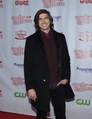 Hollywood, CA USA - November 26, 2023: Brandon Routh attends the 91st Annual Hollywood Christmas Parade clipart