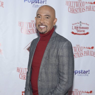 Hollywood, CA USA - November 26, 2023: Montel Williams attends the 91st Annual Hollywood Christmas Parade clipart