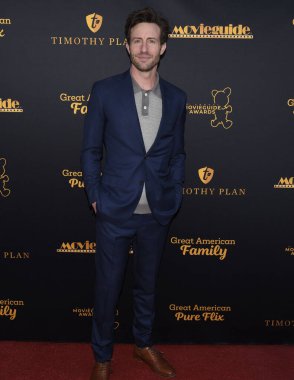 Hollywood, CA USA - 9 Şubat 2024: Jason Burkey Hollywood 'da 31. Yıllık Film Rehberi Ödüllerine katıldı.