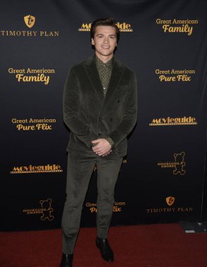 Hollywood, CA USA - 9 Şubat 2024: Joel Courtney Hollywood 'da 31. Yıllık Film Rehberi Ödüllerine katıldı.