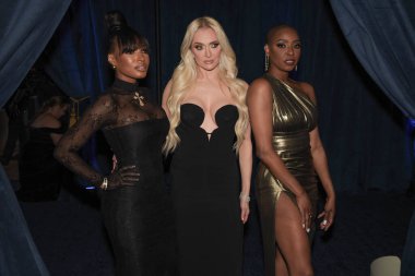 Beverly Hills, CA USA - 10 Mart 2024: Lesa Milan, Erika Jayne, Guerdy Abraira, DIRECTV Streaming with the Stars.