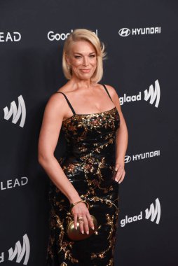 Beverly Hills, CA USA - March 14, 2024: Hannah Waddingham attends the 35th Annual GLAAD Awards. clipart