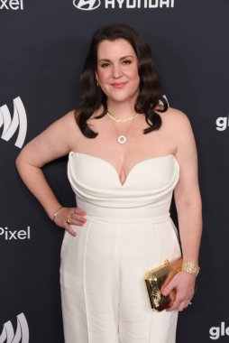 Beverly Hills, CA USA - 14 Mart 2024: Melanie Lynskey 35. Yıllık GLAAD Ödüllerine katıldı.