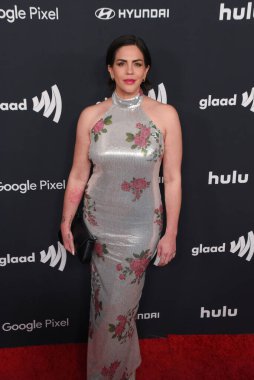 Beverly Hills, CA USA - 14 Mart 2024: Katie Maloney 35. Yıllık GLAAD Ödüllerine katıldı.