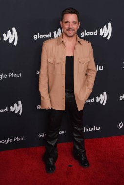 Beverly Hills, CA USA - March 14, 2024: Enrique Sapene attends the 35th Annual GLAAD Awards. clipart